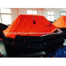 Inflatable 10 Man Rubber Inflatable Solas Life Raft